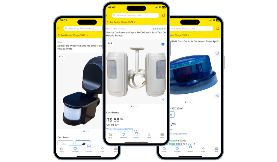 Chamada mercado livre